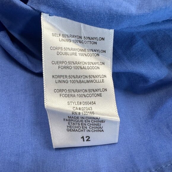 Eri + Ali Anthropologie Women's Velvet Sleeveless Shift Dress - Size 12 - NWT - Picture 5 of 5